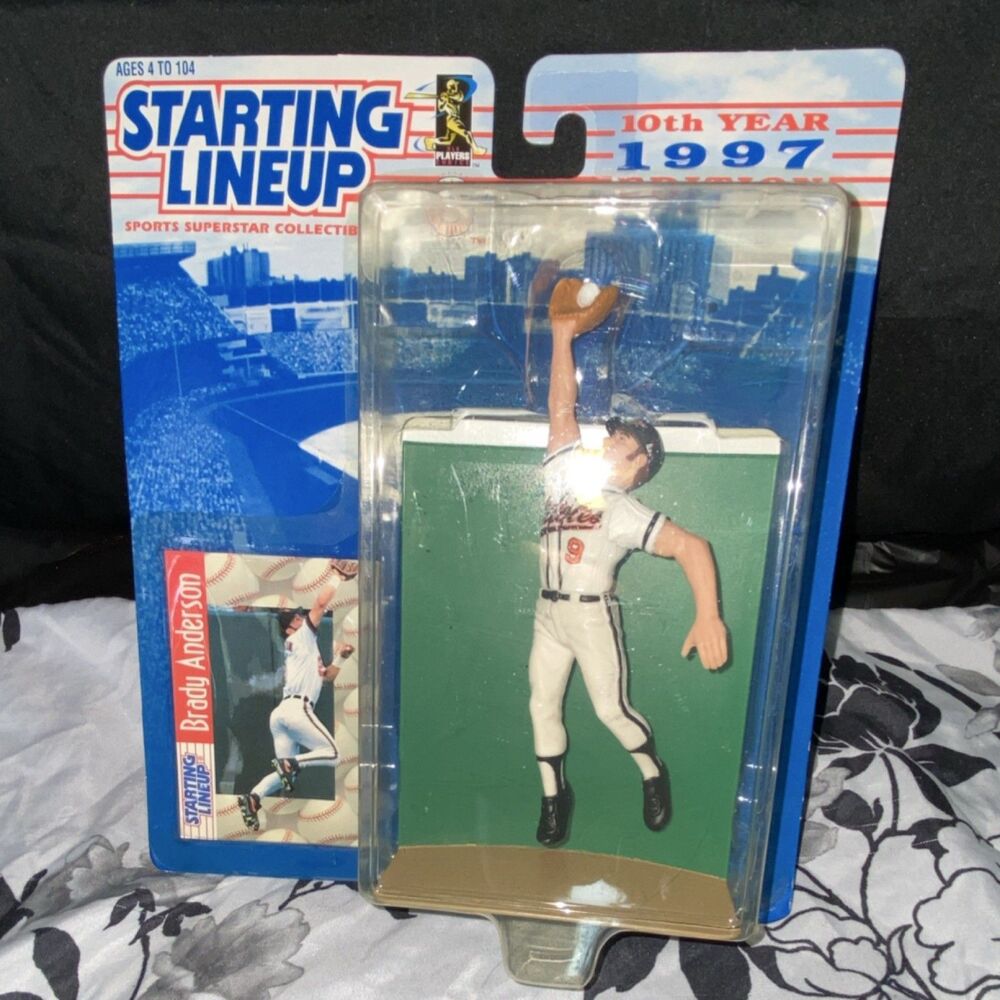 Kenner Starting Lineup Baseball 1997 Brady Anderson Action Figure w/ Card